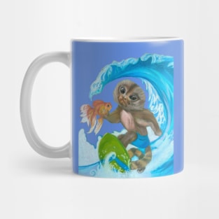 Pygmy Marmoset - Surfer - Superhero Mug